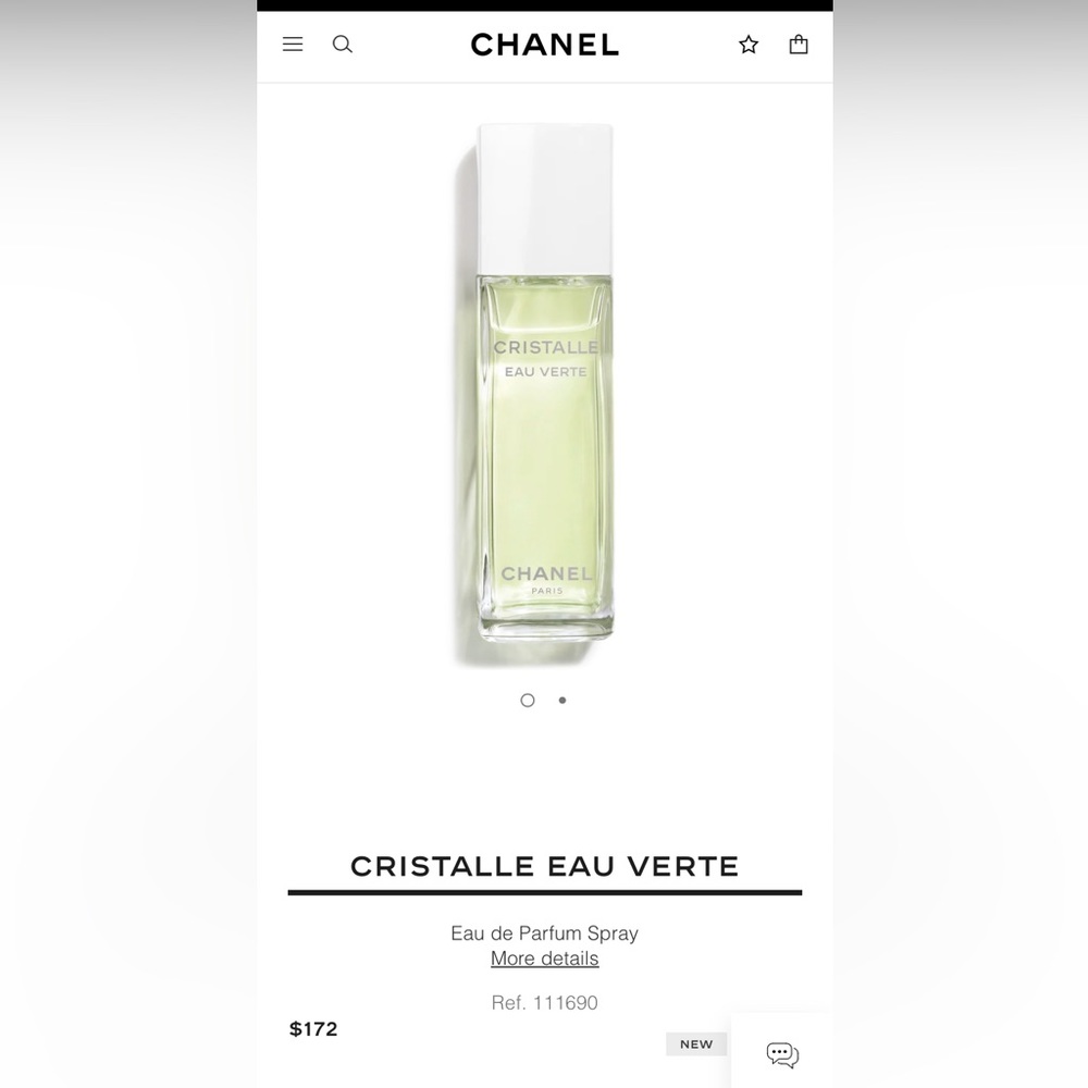 Cristalle Eau Verte Chanel Perfune